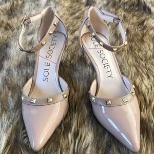 Sole society d’orsay heels with ankle strap